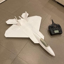rc f22 raptor 700mm v1 flyable gadget jet lw-pla plane airplane radio control aircraft 3d print model - Mito3D