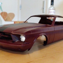 rc ford mustang 4 shift gearbox gadget 3d print model - Mito3D