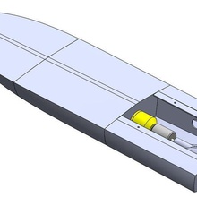rc jet tekne oyun yarış motorbot radyo kontrolü mühürleme deniz motor hız 3d print model - Mito3D