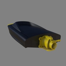 rc-jet-Boot Spiel 3d-gedruckte Boot Spielzeug rc 3d print model - Mito3D