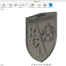 rc lens rozet çeşitli rclens futbol logo 3d print model - Mito3D