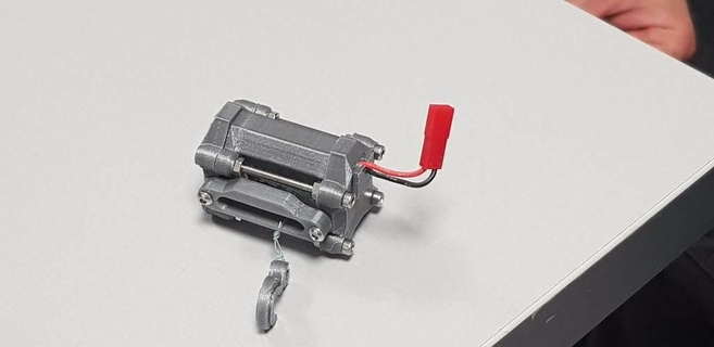 rc miniguincho engrenagens n20 acessório carro guincho veículos 3d print model - Mito3D