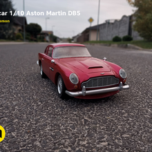 rc modelo Aston martín db5 juego 1 10 armar auto coche vehiculo controlar histórico pasatiempo remoto réplica vehículo 3d print model - Mito3D