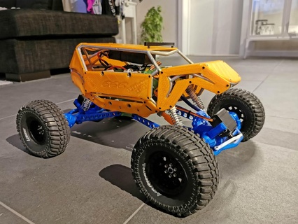 rc Roche robot d'exploration voiture 3d impression 1 10 traxxas losi hpi 3d print model - Mito3D