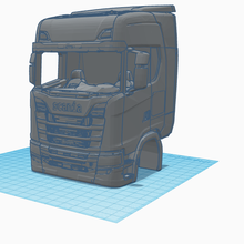 rc Scania s730 táxi gadget caminhões escala cabine modelo afinação 3d print model - Mito3D