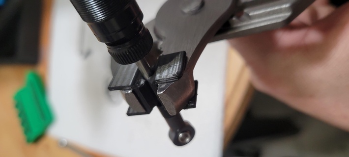 rc shock shaft plier adapter car tool pliers 3d print model - Mito3D