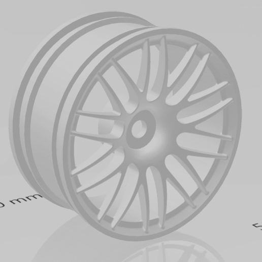 rc sport cerchio ruota 01 tamiya compatibile macchina 1 10 on strada stl gratuito telaio carrozzeria copertura corporea giocattolo 3D print model - Mito3D