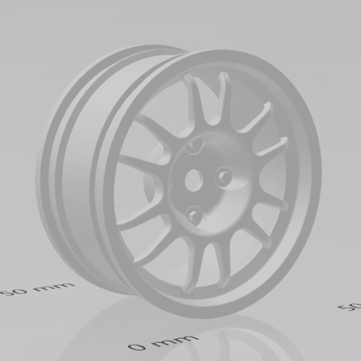 rc sport rim wheel 02 tamiya compatible bodywork bodyshell toy car 1:10 on road stl free chassis 3D print model - Mito3D