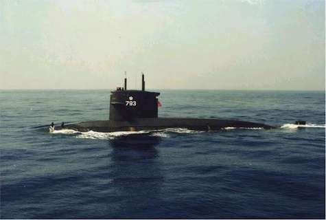 rc submarino hai pulmón chien clase Taiwán 1 50 escala Armada 3d print model - Mito3D