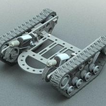 rc tanque remoto controlar tooys 3d print model - Mito3D