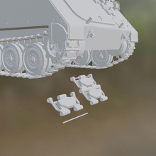 rc tank set t130e1 track link m113 apc 1 16 3d print model - Mito3D