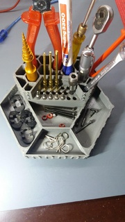 rc tool holder - hex tool rc tool holder stand screwdriver screws sort  3d print model - Mito3D