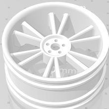 rc wheel 1 10 12mm hexagon tool tamiya car rueda llanta scale dirft 3d print model - Mito3D