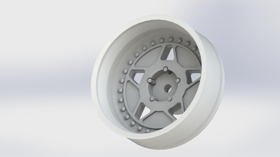 rc ruota esadecimale 12 mm gioco ruota rc macchina 3d print model - Mito3D