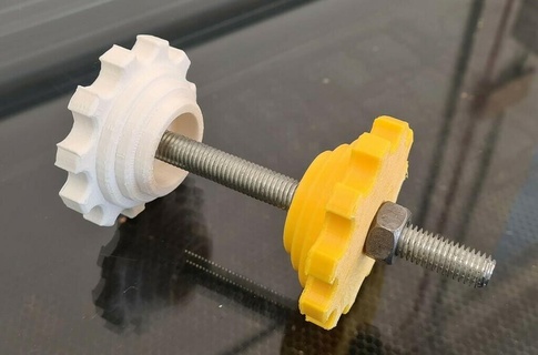 re-spooler attachment drill filament respool respooler spool 3d printer accessories 3d print model - Mito3D
