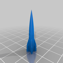 re 3d cohete de la herramienta La impresión en las pruebas el 3d print model - Mito3D