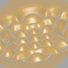 reaction-diffusion art math cadquery customizer 3d print model - Mito3D