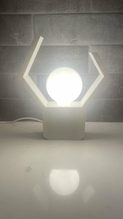 reactor table lamp modern minimalistic design ambient lighting desk home living lamps minimalist bedroom room 3d print model - Mito3D