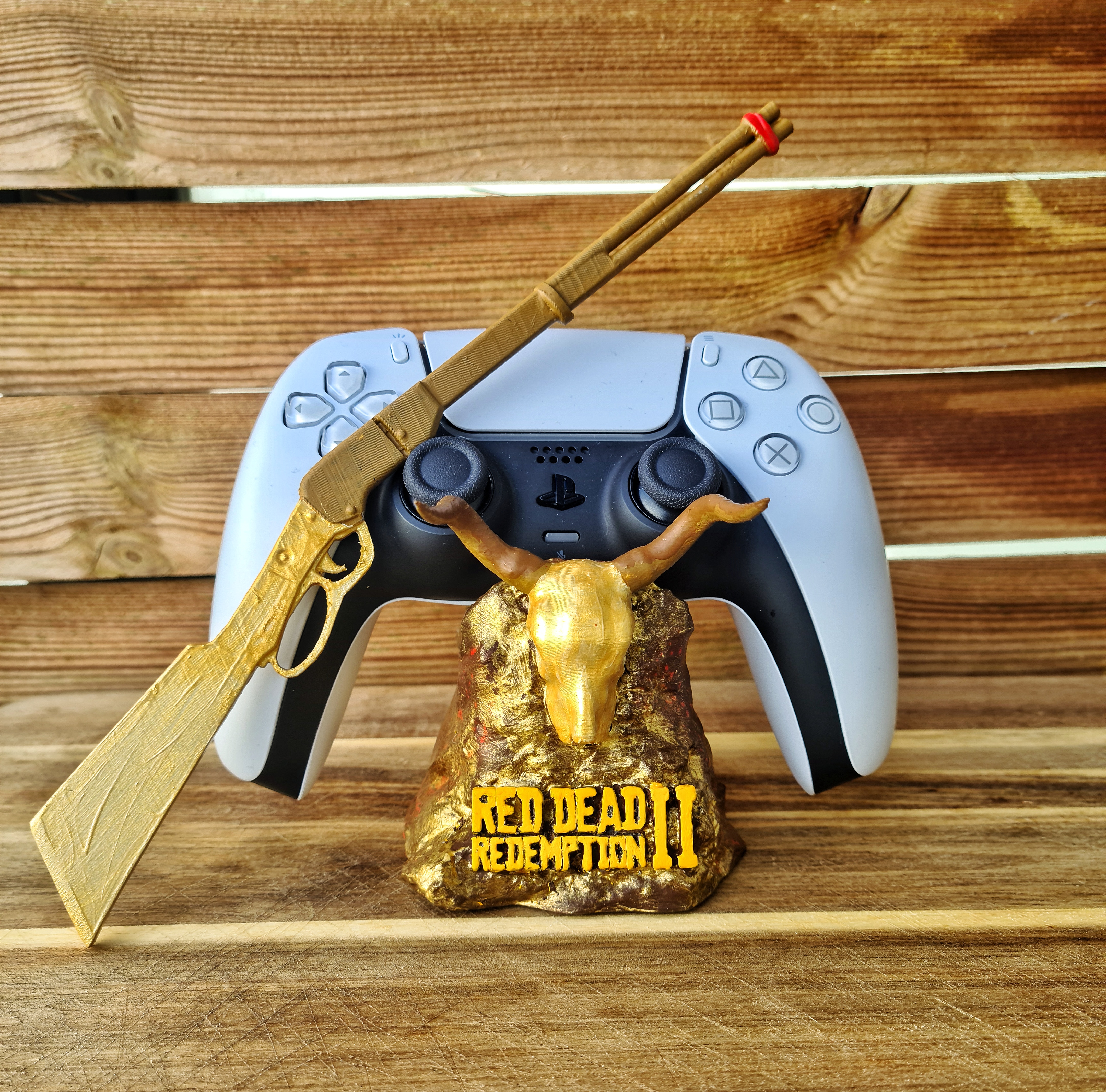 read dead redemption 2 controller stand playstation ps4 ps5 xbox rdr2 3D print model - Mito3D