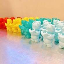 Lesen Teddybär Figur Spiel - Spielzeug teddybear minifig miniaturen Figuren 3d print model - Mito3D
