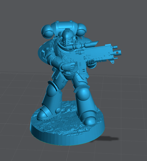 ready space troop - stalker marine 3d print model - Mito3D
