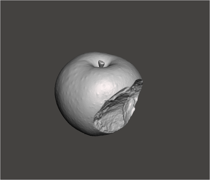 real manzana pedir fruta hogar casa cocina snow blanco disfraz 3D print model - Mito3D