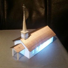 1 gerçek kilise mimarlık 3d print model - Mito3D
