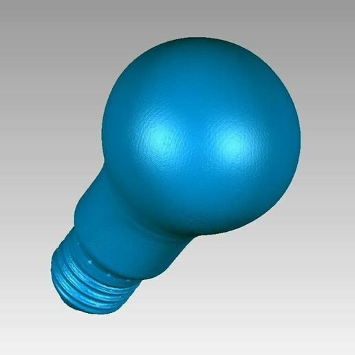 real classic e27 light bulb lamp 3d scan decor decoration home electrical lighting interior design 3D print model - Mito3D