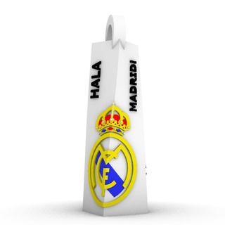 réel Madrid champions 2023 clé chaîne Real Hala porte clés 3d print model - Mito3D
