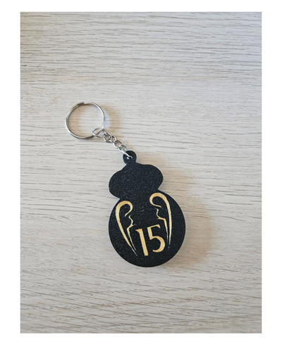 real madrid 15 keychain gadget champion 3d print model - Mito3D