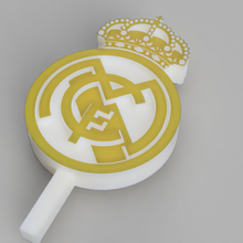 Real Madrid 2 Farben Schild 3d print model - Mito3D