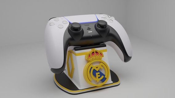 Real Madrid Regler Halter Unterstützung 3d drucken Modell 3d print model - Mito3D