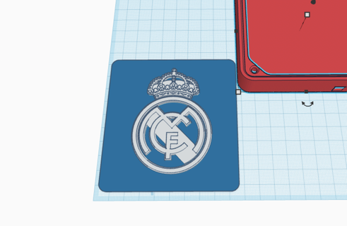 gerçek Madrid fc çift renk Git Led logo işaret cf panel liga 3d print model - Mito3D