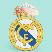 real madrid football club emblem 3d print model - Mito3D