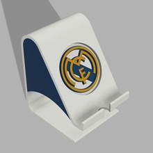 real madrid phone stand 3d print model - Mito3D