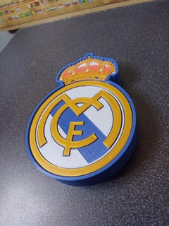 réel Madrid bouclier football clubs classique club assiette décoration collection 3d print model - Mito3D