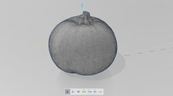 real pumpkin scan stl obj ply halloween scanned 3d print model - Mito3D