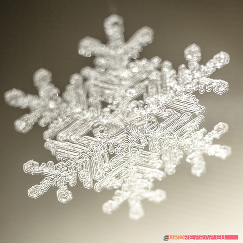 real de copo nieve, decoración del árbol navidad tamaño 65mm casa pantalla lámpara días festivos la luz litophane el led bombilla las vidrieras linterna lampion ornamento adorno feliz 3D print model - Mito3D