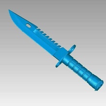 real tactical bayonet knife replica 3d scan knive cosplay weapon 3d print model - Mito3D
