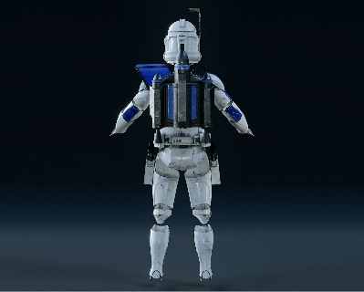 realistic captain rex armor - 3d print files  3d print model - Mito3D