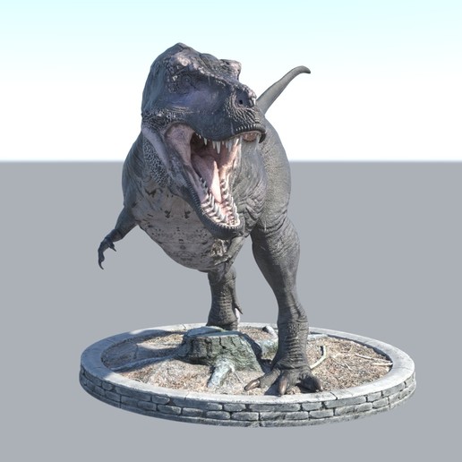 gerçekçi dinozorlar t rex gerçek boyutları Tyrannosaurus kadın hayvan Dinozor orman vahşi t_rex Rex Jurassic park heykel okul çocuklar Oyna oyuncak cnc 3 boyutlu Ejderha Zelda 3D print model - Mito3D