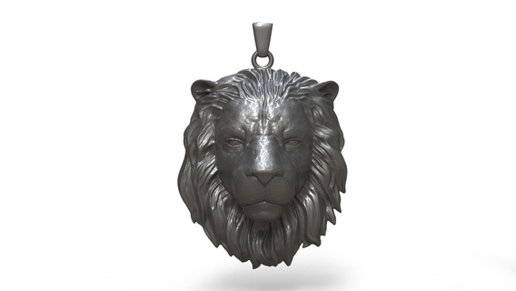 realistic lion pendant 3d print model necklace ring bracelet earring statue classic accessories gold silver tiger panther ounce sculpture zbrush rhino blender cnc jewelry 3d print model - Mito3D