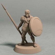 reino Eros arquero pose 2 miniatura stl expediente juego soldado guerra mesa sagas espada guerrero 28mm fantasía 3d print model - Mito3D