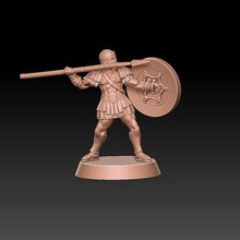 realm eros soldier pose 3 miniature stl file game wargame tabletop 3d print model - Mito3D