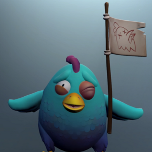 realm royale chicken 3D print model - Mito3D