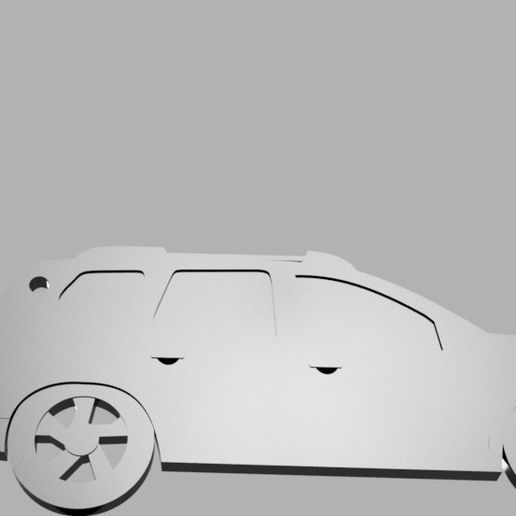 retorna espanador chaveiro chave anel renault afinação auto carro pingente 3D print model - Mito3D
