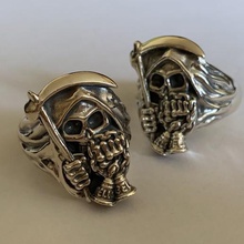 reaper jewelry hells bells ring 3d print model - Mito3D