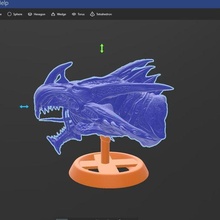 reaper ark survival evolved head burst stl 3d print model - Mito3D