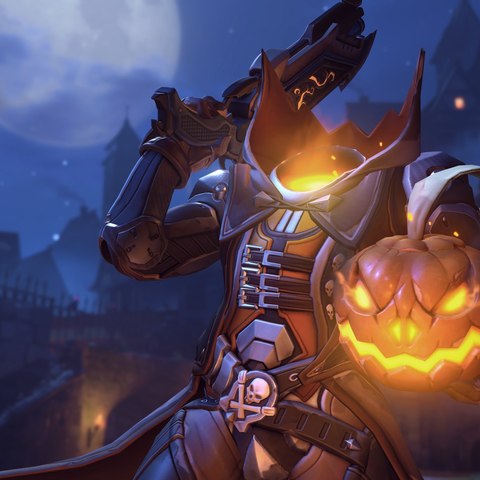 reaper pumpkin overwatch game over watch blizzard ow 3D print model - Mito3D