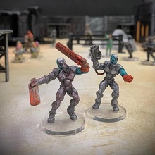 reaper slade cyborg-held conversion kit Spiel - Spielzeug wayfarer wargaming scifi wargames wargame tabletop-gaming tabletop starfinder miniatures polymodular Multiversum miniaturen der Miniatur gaming Spiele fantasy cyborg die Konvertierung bounty hunter boardgames 32mm 30mm 28 3d print model - Mito3D